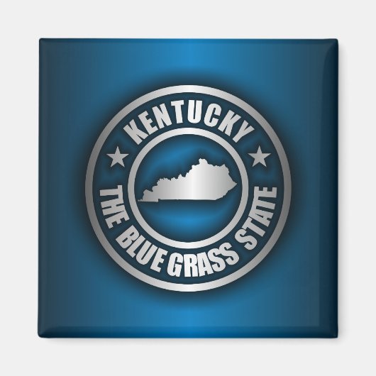 "Kentucky Steel (Blue)" Magnet (Vorne)