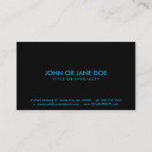 Kentucky Stolz Visitenkarte (Rückseite)