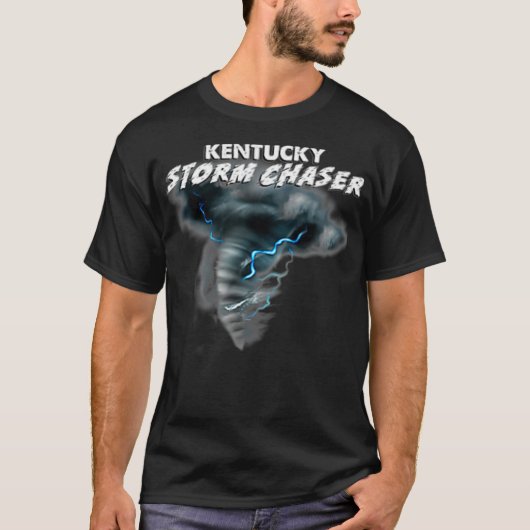 Kentucky Storm Chaser Severe Weather Tornado T-Shirt (Vorderseite)