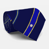 Kentucky Stripes Fahnenhalsband Krawatte (Gerollt)
