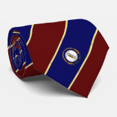 Kentucky Stripes Fahnenhalsband Krawatte (Gerollt)