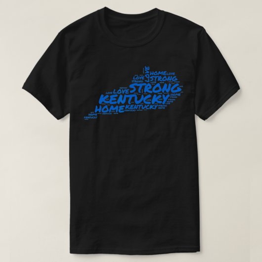 Kentucky Strong I Love Kentucky Be Strong Heart Ho T-Shirt (Design vorne)