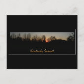 Kentucky Sunset Postkarte (Vorderseite)