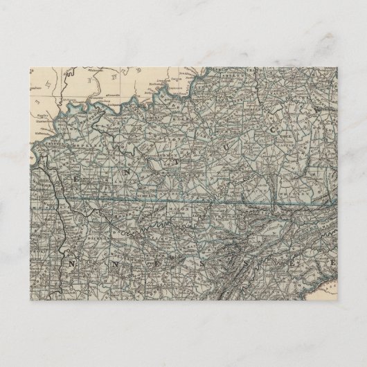 Kentucky, Tennessee 2 Postkarte (Vorderseite)