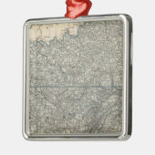 Kentucky, Tennessee 2 Silbernes Ornament (Links)