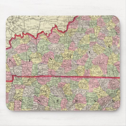 Kentucky, Tennessee 3 Mousepad (Vorne)