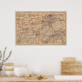 Kentucky, Tennessee 3 Poster (Küche)