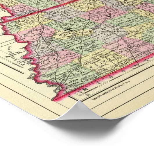 Kentucky, Tennessee 3 Poster (Ecke)