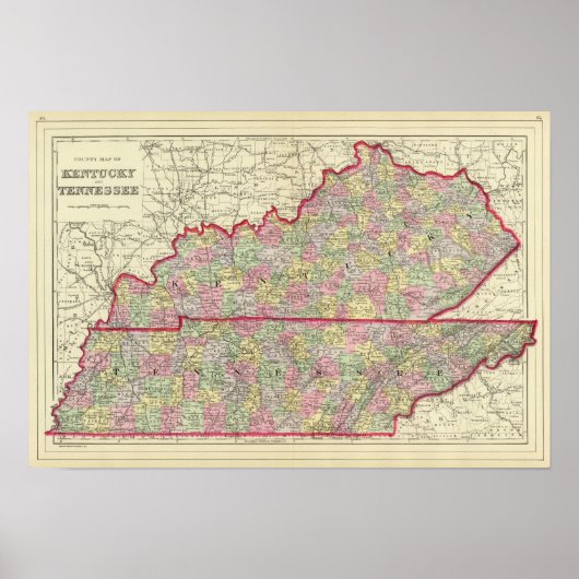 Kentucky, Tennessee 3 Poster (Vorne)