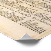 Kentucky, Tennessee Poster (Ecke)