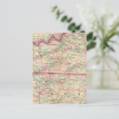 Kentucky, Tennessee Postkarte (Stehend Vorderseite)