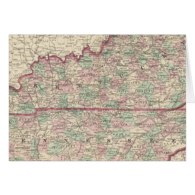 Kentucky und Tennessee (Vorderseite (Horizontal))