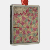 Kentucky und Tennessee 2 Ornament Aus Metall (Rechts)