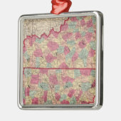 Kentucky und Tennessee 2 Ornament Aus Metall (Links)