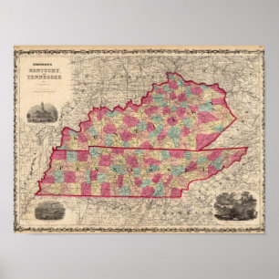 Kentucky und Tennessee 3 Poster