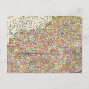 Kentucky und Tennessee 3 Postkarte