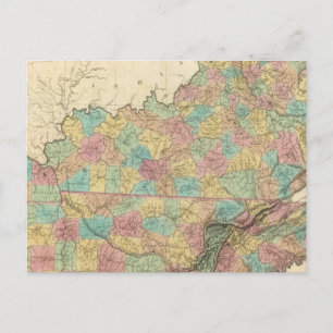 Kentucky und Tennessee 3 Postkarte