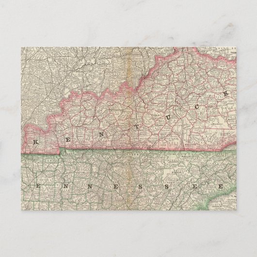 Kentucky und Tennessee 7 Postkarte (Vorderseite)