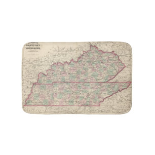 Kentucky und Tennessee Badematte