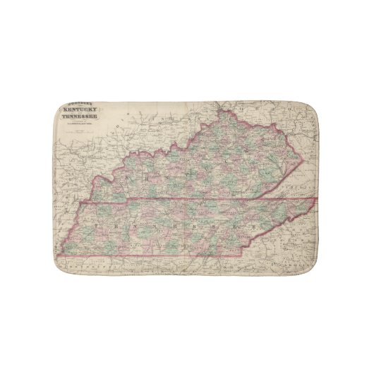 Kentucky und Tennessee Badematte (Vorderseite)