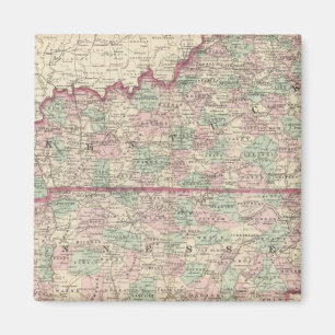 Kentucky und Tennessee Magnet