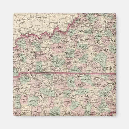 Kentucky und Tennessee Magnet (Vorne)