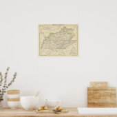 Kentucky und Tennessee Poster (Küche)