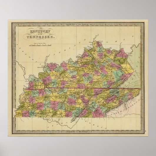 Kentucky und Tennessee Poster (Vorne)