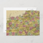 Kentucky und Tennessee Postkarte (Vorne/Hinten)