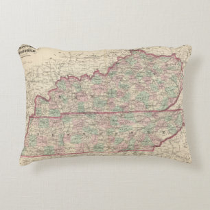 Kentucky und Tennessee Zierkissen