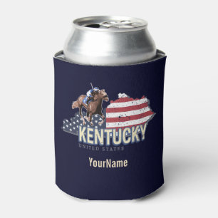 Kentucky United Staaten Retro Staat Map Vintag USA Dosenkühler