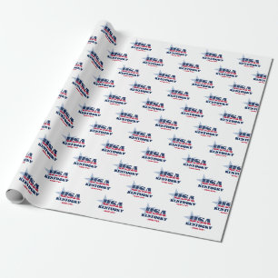 Kentucky US Flagge Staat Geschenkpapier