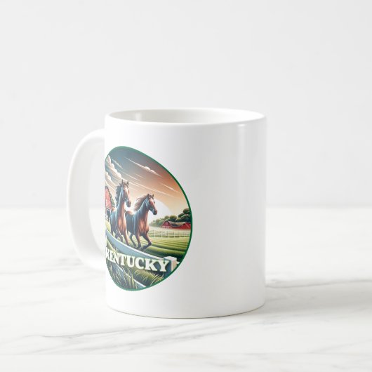 Kentucky USA Kaffeetasse (Vorderseite Links)