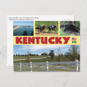 Kentucky USA Multiview Fotos Postkarte (Vorne/Hinten)