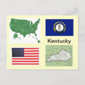 Kentucky USA Postkarte (Vorderseite)