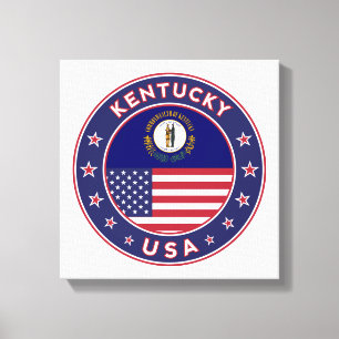 Kentucky, USA Staaten, Kentucky Poster, Leinwand