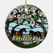 Kentucky Vacation Souvenir Keramik Ornament (Hinten)