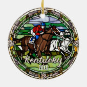 Kentucky Vacation Souvenir Keramik Ornament (Hinten)