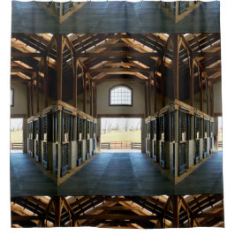 Kentucky View aus dem Barn Duschvorhang