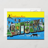 Kentucky Vintag Postcard Postkarte (Vorne/Hinten)