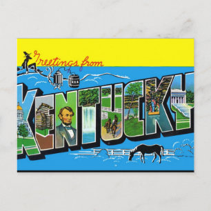 Kentucky Vintage-Postkarte Postkarte