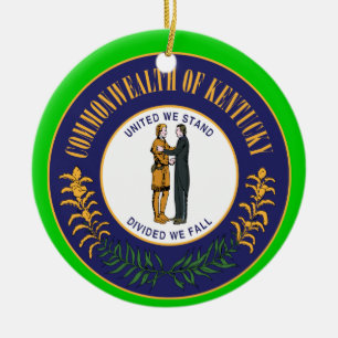 Kentucky-Weihnachtsverzierung Keramikornament