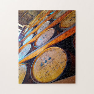 Kentucky Whiskey Fässer. Puzzle