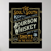 Kentucky Whiskey Poster (Vorne)