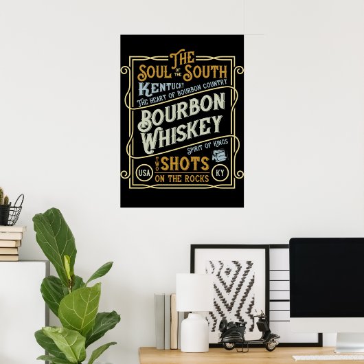Kentucky Whiskey Poster (Heimbüro)