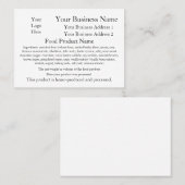 Kentucky-Zuhause-Bäcker-Karten Visitenkarte (Vorne/Hinten)