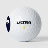 Kentucky Zuhause ist das Herz Golfball (Logo)