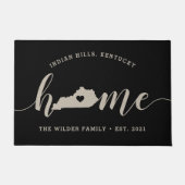 Kentucky Zuhause Staaten Personalisiert Fußmatte (Vorderseite)