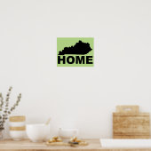 Kentucky Zuhause weg vom Staat Poster-Zeichen Poster (Küche)