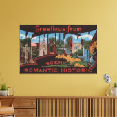 KentuckyGroße BuchstabenszenenKentucky3 Leinwanddruck (Insitu (Wohnzimmer))